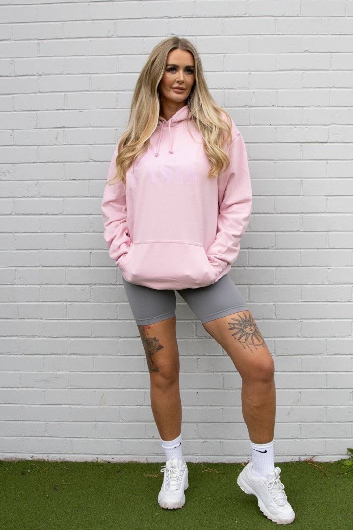 PWR Oversized Pink Hoodie