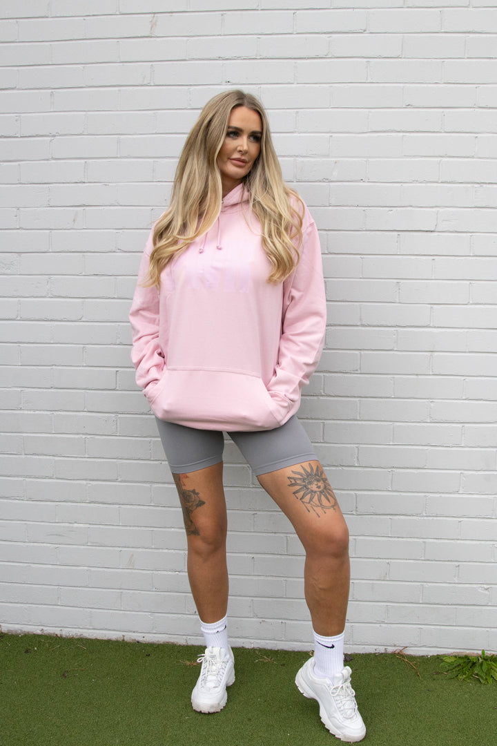 PWR Oversized Pink Hoodie