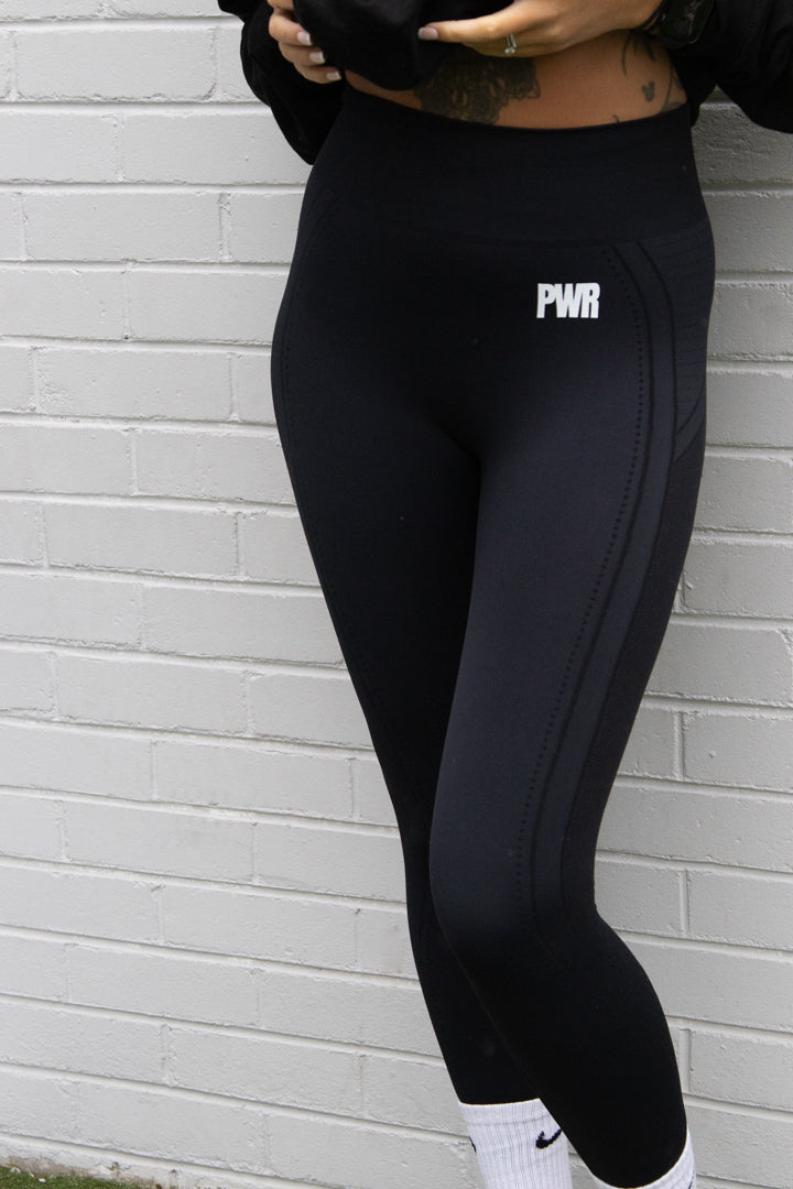 PWR Seamless Black Leggings