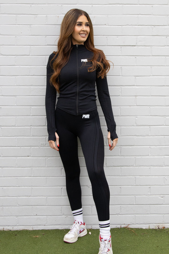 PWR Seamless Black Leggings